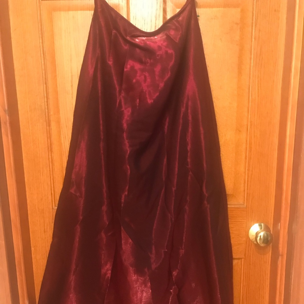 Formal long aline skirt shimmery